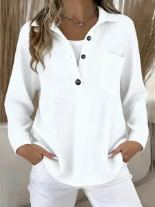 damen-hemd-waffelhemd-bluse-tasche-knopf-wei-5