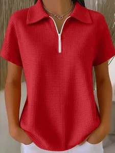 damen-hemd-waffelhemd-bluse-viertel-post-rote-2