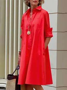 damen-hemdkleid-freizeitkleid-etuikleid-rote-2
