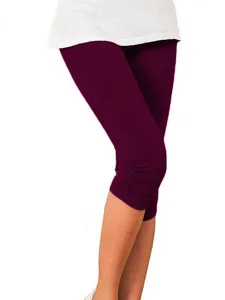 damen-hohe-taille-einfarbig-sonnenschutz-weinrot-16