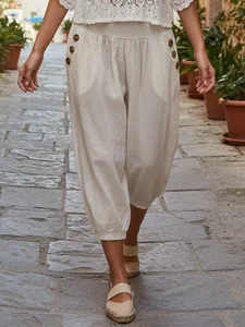 damen-hose-aus-baumwollleinen-caprihose-beige-1