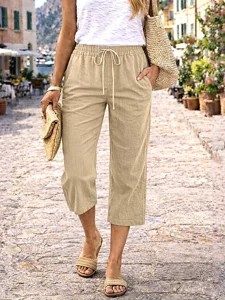 damen-hose-aus-baumwollleinen-caprihose-khaki-10