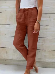 damen-hose-aus-baumwollleinen-chinos-hos-ziegelrot-8