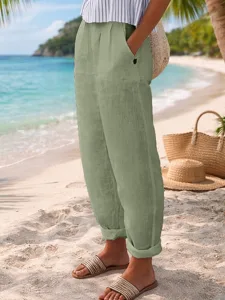 damen-hose-aus-baumwollleinen-chinos-url-grun-5