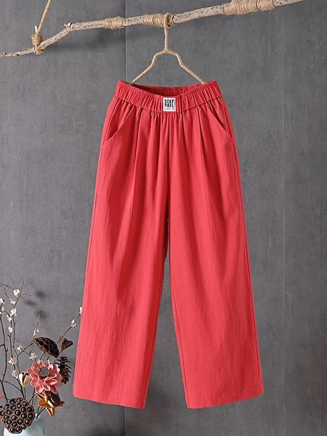damen-hose-aus-baumwollleinen-hose-freiz-rote-33