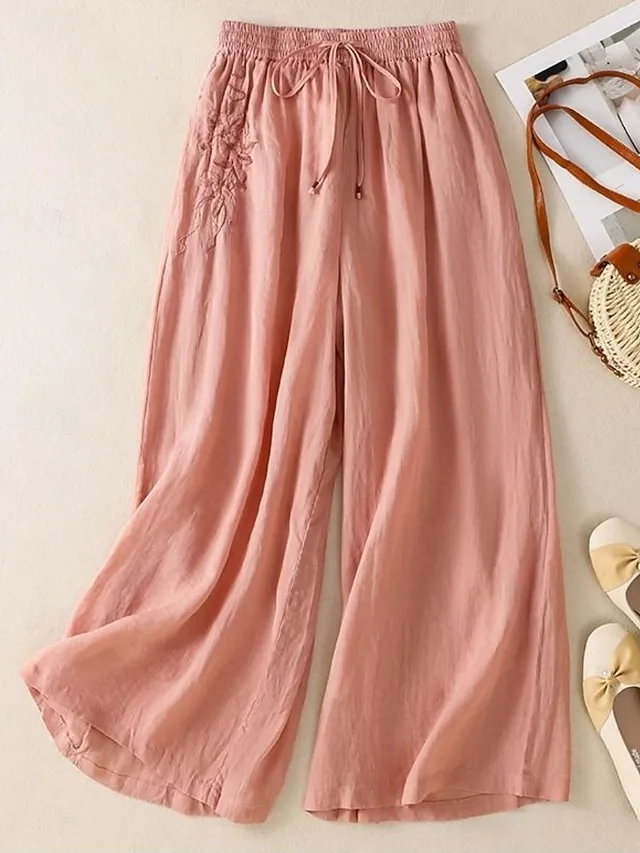 damen-hose-aus-baumwollleinen-hose-somme-orange-3