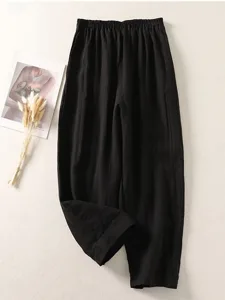 damen-hose-aus-baumwollleinen-hose-somme-schwarz-5