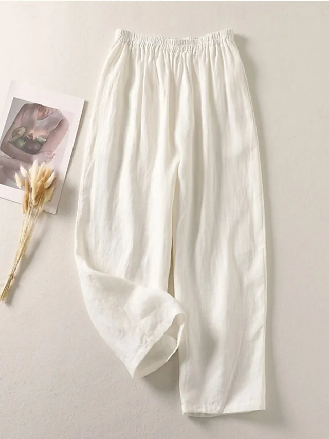 damen-hose-aus-baumwollleinen-hose-somme-wei-13