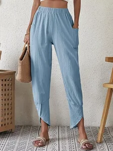 damen-hose-aus-baumwollleinen-hosen-hose-blau-6