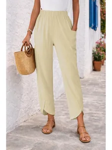 damen-hose-aus-baumwollleinen-hosen-hose-khaki-4