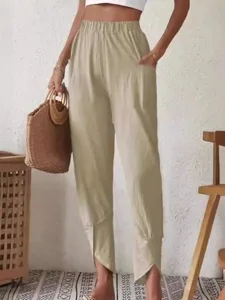 damen-hose-aus-baumwollleinen-hosen-hose-khaki-5