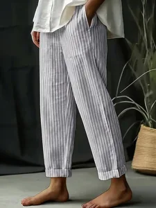 damen-hose-aus-baumwollleinen-sommerhose-grau-1