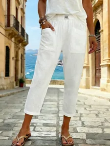 damen-hose-aus-baumwollleinen-sommerhose-wei-3