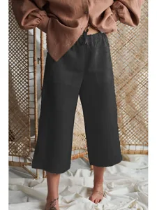 damen-hose-aus-baumwollleinen-stoffhosen-schwarz-1