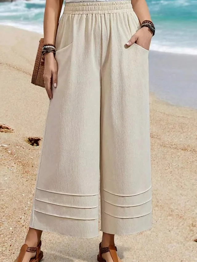 damen-hose-aus-baumwollleinen-weite-hose-aprikose-1