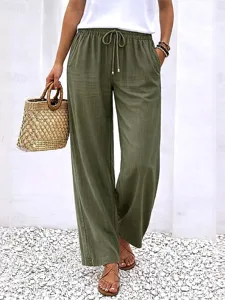 damen-hose-aus-baumwollleinen-weites-bei-armeegrun-12
