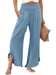 damen-hose-aus-baumwollleinen-weites-bei-blau-17