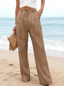 damen-hose-aus-baumwollleinen-weites-bei-braun-9