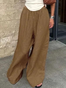 damen-hose-aus-baumwollleinen-weites-bei-dunkel-braun-6