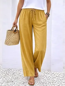 damen-hose-aus-baumwollleinen-weites-bei-gelb-15