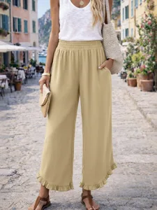 damen-hose-aus-baumwollleinen-weites-bei-gelbbraun-18
