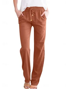 damen-hose-aus-baumwollleinen-weites-bei-hell-orange-4