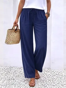 damen-hose-aus-baumwollleinen-weites-bei-navy-blau-14