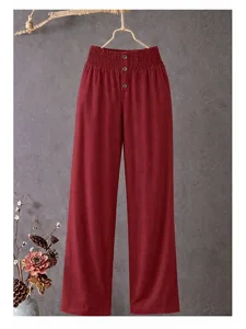 damen-hose-aus-baumwollleinen-weites-bei-weinrot-7