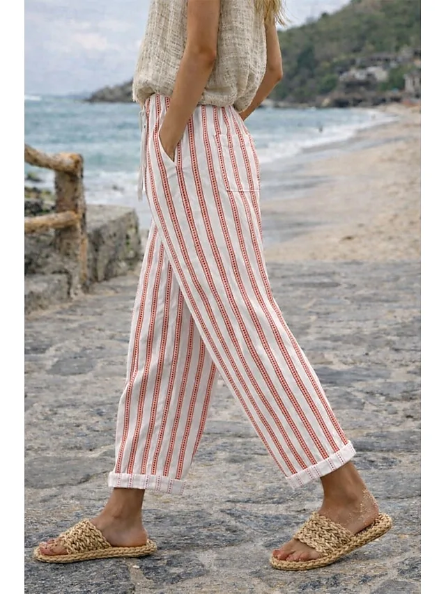 damen-hose-aus-leinenimitat-streetwear-s-rote-nu-6