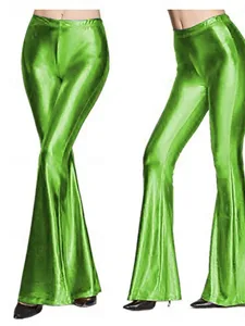 damen-hose-enge-hosen-schlaghosen-kunstl-grun-4