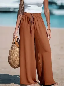 damen-hose-sommerhose-baggy-hosen-urlaub-leicht-braun-4