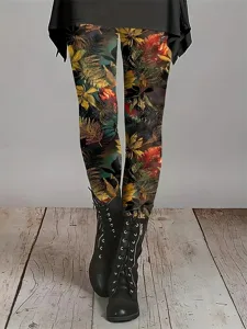 damen-hosen-hose-leggings-gemutliche-leg-gelb-9