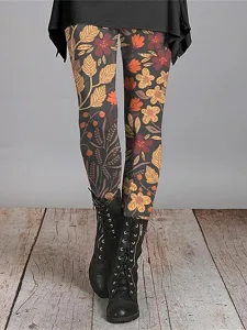 damen-hosen-hose-leggings-gemutliche-leg-orange-13