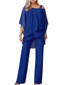 damen-hosen-sets-dreiviertelarm-ein-schu-konigsblau-5