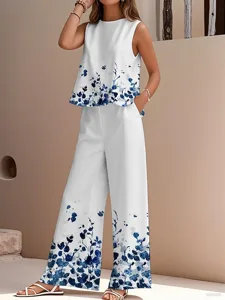 damen-hosen-sets-kunstbaumwollleinen-arm-konigsblau-3