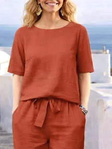 damen-hosen-sets-kurzarm-rundhals-elegan-default-11