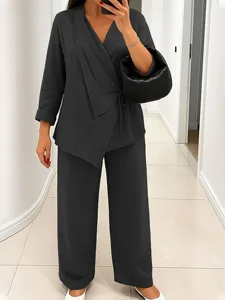 damen-hosen-sets-langarm-v-ausschnitt-ei-schwarz-5