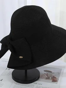 damen-hut-strohhut-sonnenhut-tragbar-son-schwarz-5