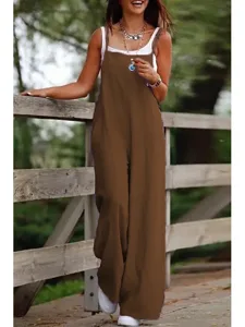 damen-jumpsuit-lassig-einfarbig-armellos-braun-13