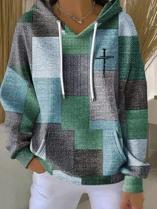 damen-kapuzenpullover-druck-fronttasche-grun-2