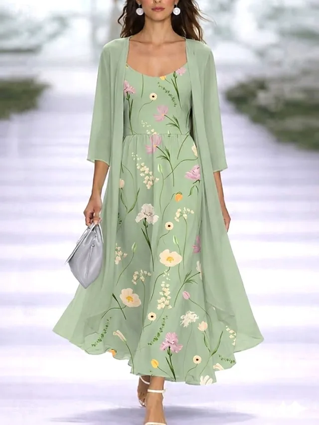 damen-kleid-set-a-linie-kleid-elegant-ur-hellgrun-1