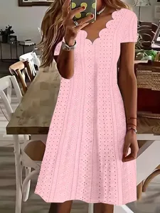 damen-knielanges-kleid-a-linie-kleid-som-rosa-1