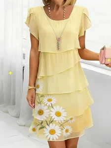 damen-knielanges-kleid-freizeitkleid-kle-gelb-3