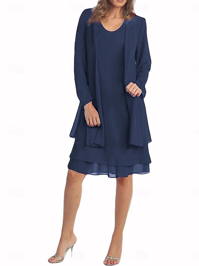 damen-knielanges-kleid-freizeitkleid-kle-marineblau-5