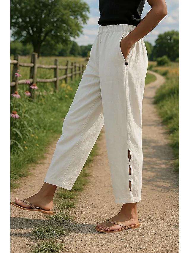 damen-kunstbaumwollleinen-basic-volle-la-wei-3