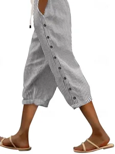 damen-kunstbaumwollleinen-caprihose-stof-wei-19