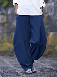 damen-kunstbaumwollleinen-chinos-hosen-h-blau-6