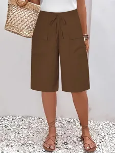 damen-kunstbaumwollleinen-chinos-mode-st-kaffee-9