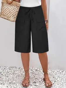 damen-kunstbaumwollleinen-chinos-mode-st-schwarz-3