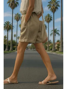 damen-kunstbaumwollleinen-chinos-shorts-khaki-6